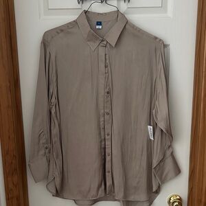 Women’s Silky Beige Shirt